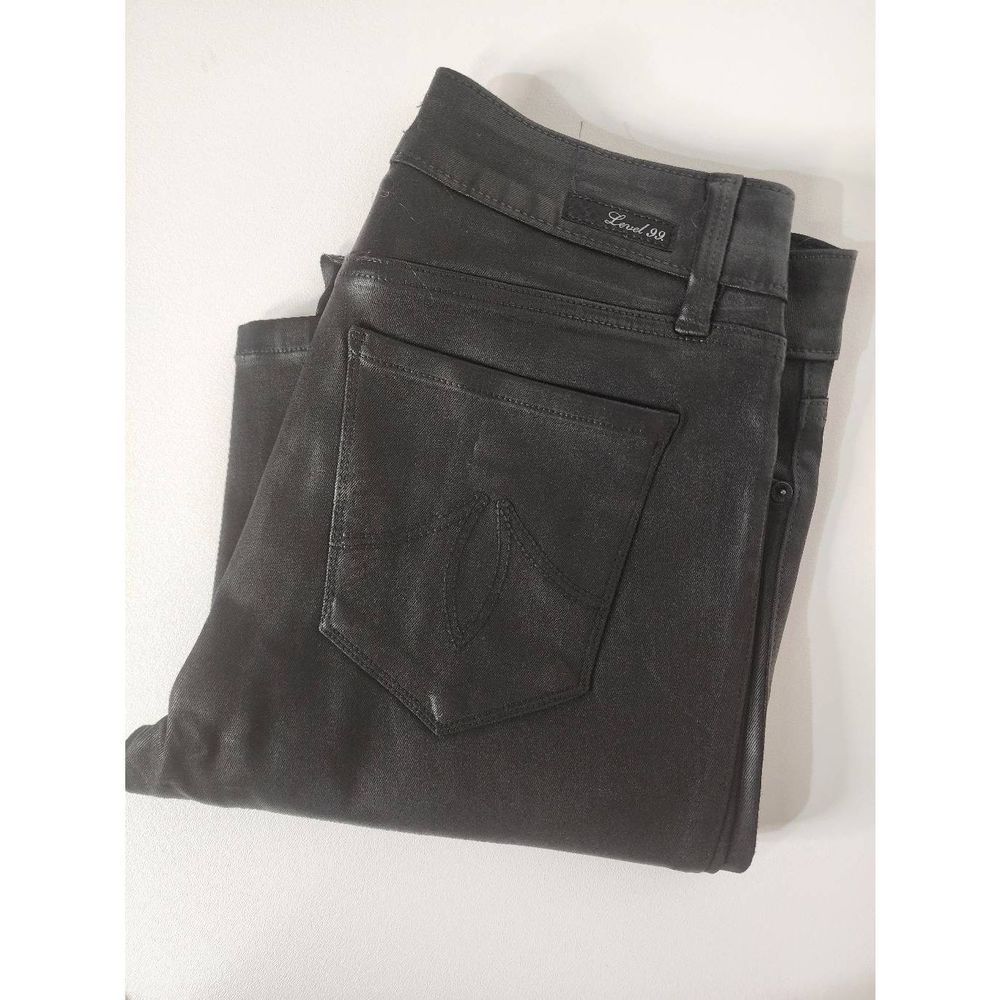 Level 99 Women Forever Black Denim Pants High Rise Skinny Jeans size 28/6 - Picture 8 of 10